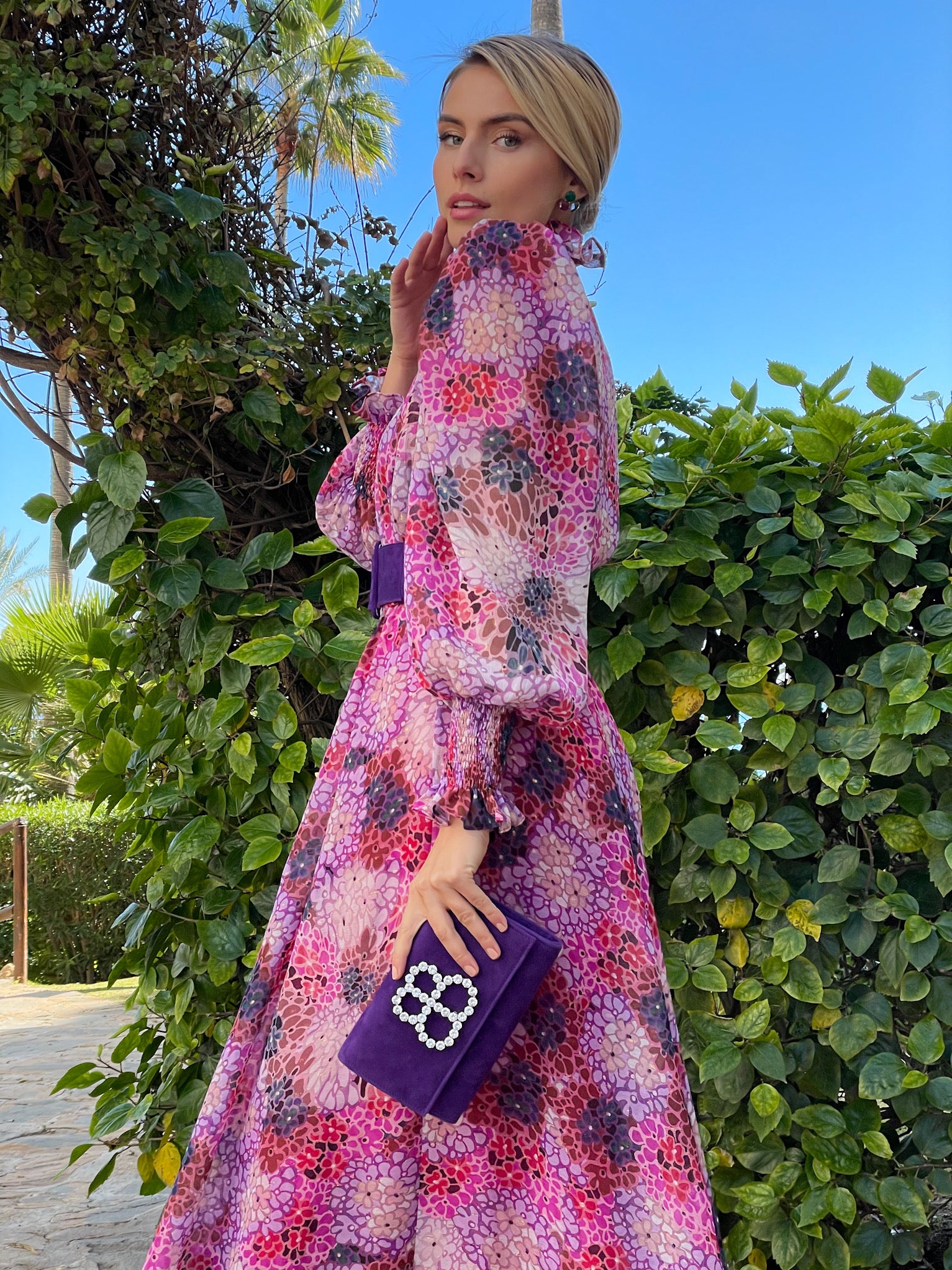 Vestido Eleonora open midi