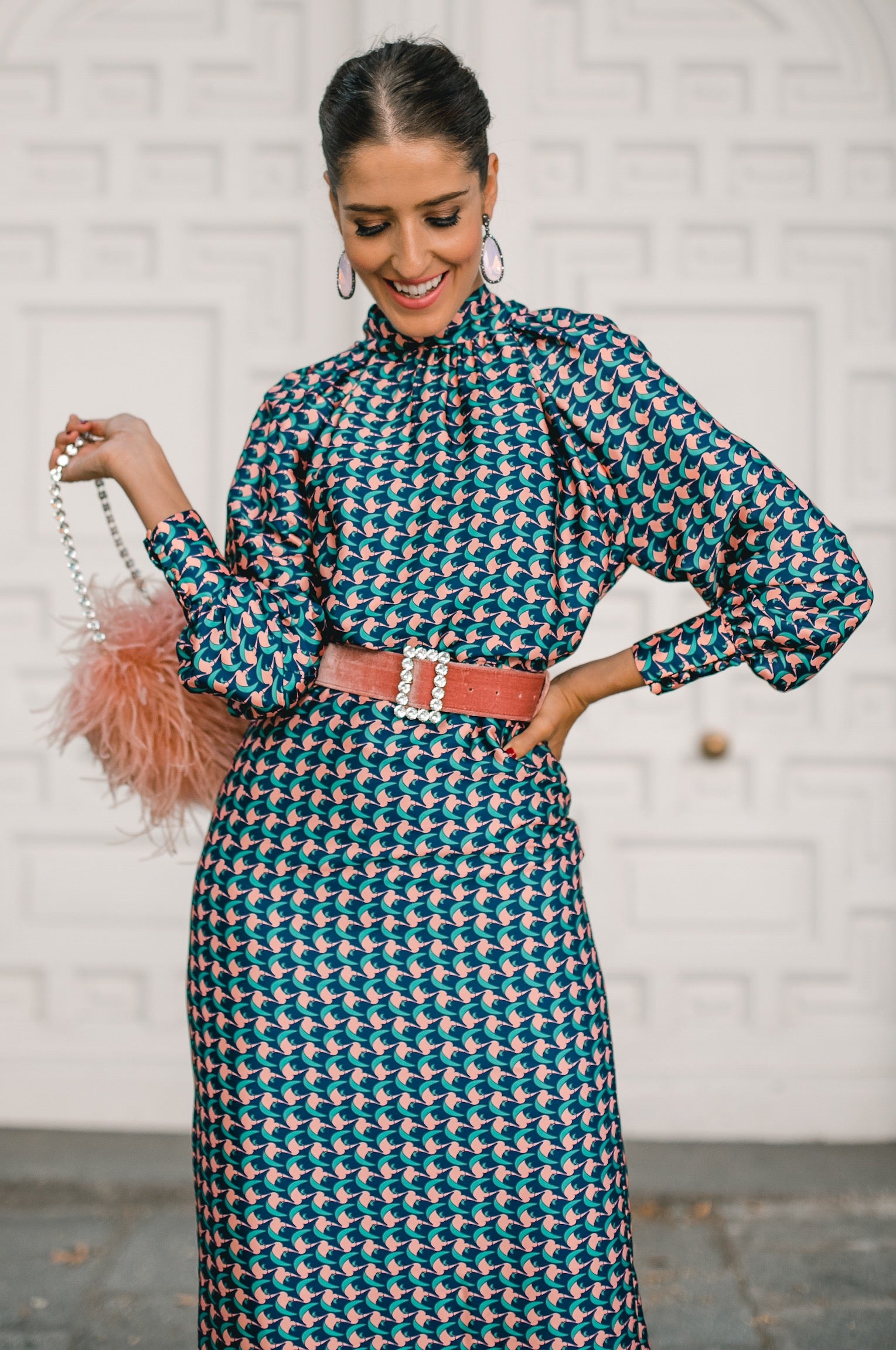 Velvet jewel belt OUTLET