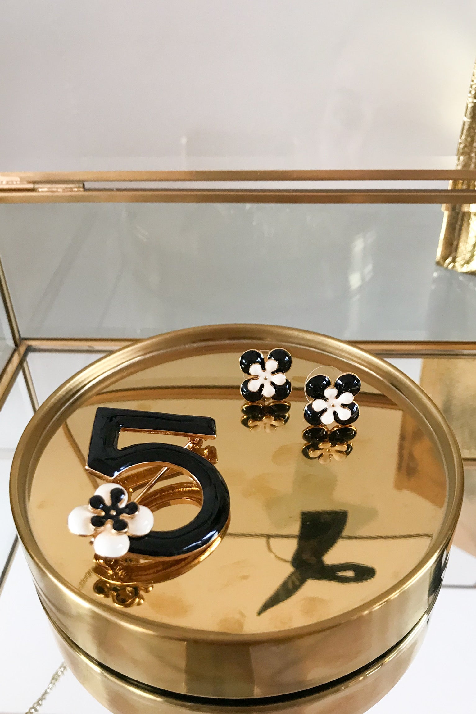 Pack broche/camelias