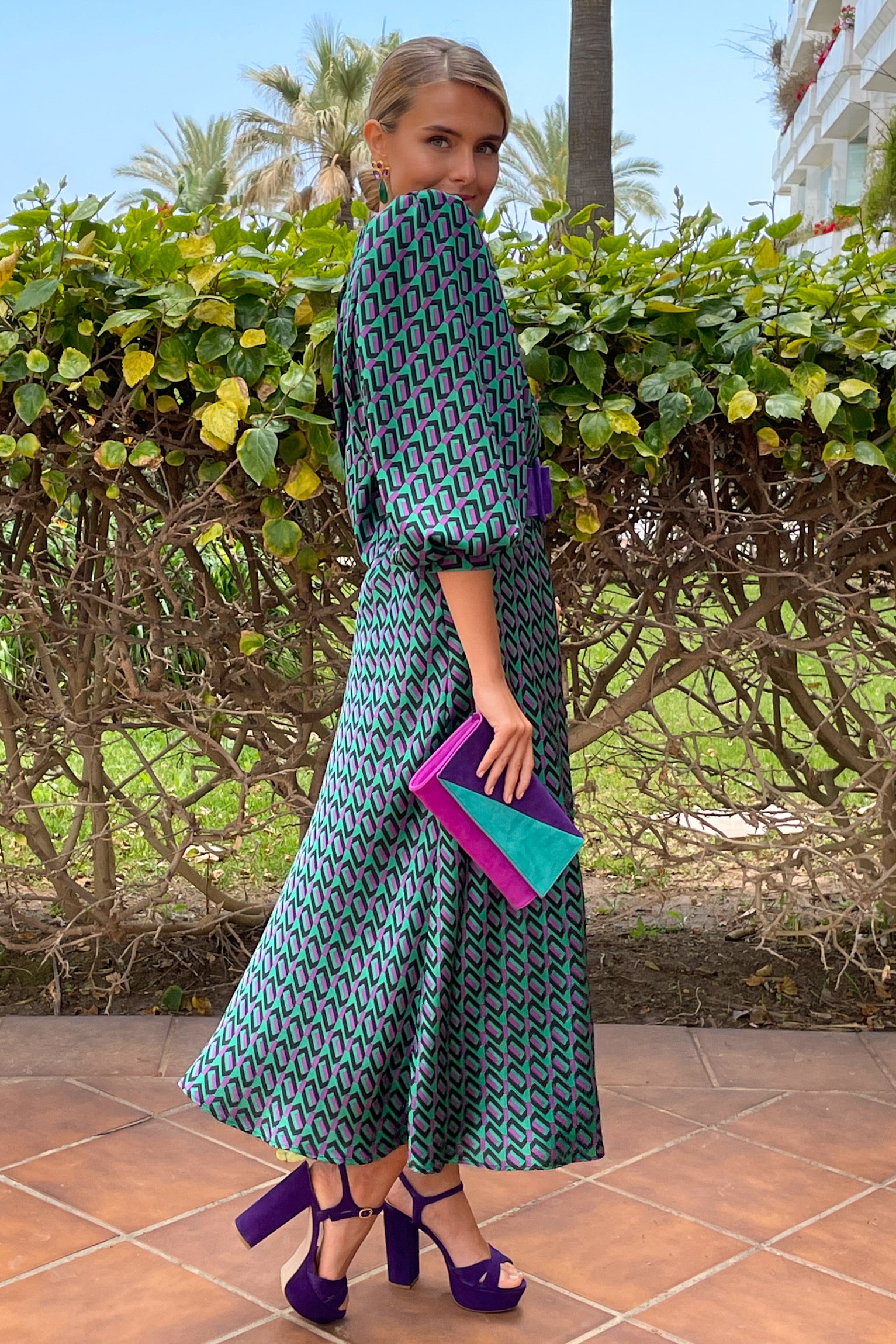 Vestido Málaga mangas