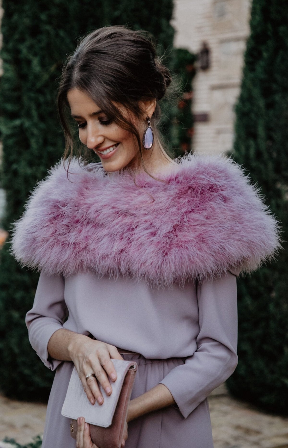 Pendientes Ágata amatista